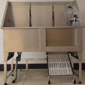 Furpaws Pet Grooming Steel Tub-Manual (127x70x140cm)